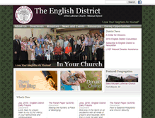 Tablet Screenshot of englishdistrict.org